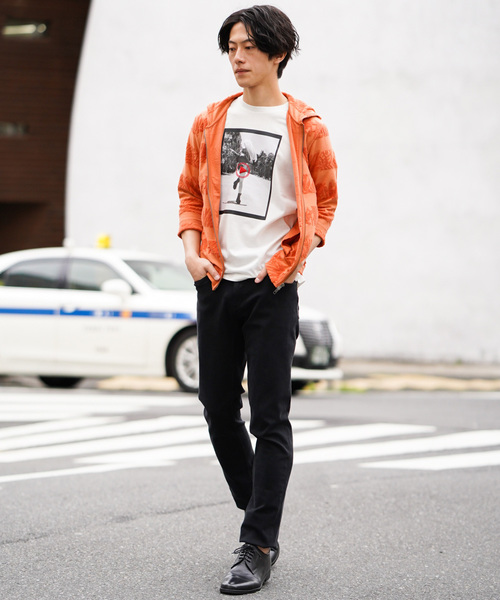 MK MICHEL KLEIN HOMME (エムケーミッシェルクランオム)の「パーカー/ ボタニカルパイルボーダー(パーカー・メンズ・ホワイト/ネイビー/オレンジ・46/48/51/40)」の9枚目の写真