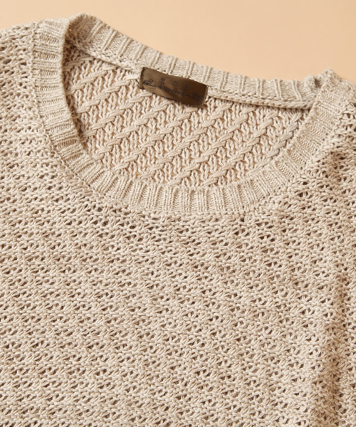 goa（ゴア）の「麻レーヨンドルマンTOP'S（Tシャツ/カットソー・レディース・アイボリー/モカ/ベージュ/A・FREE）」の12枚目の写真