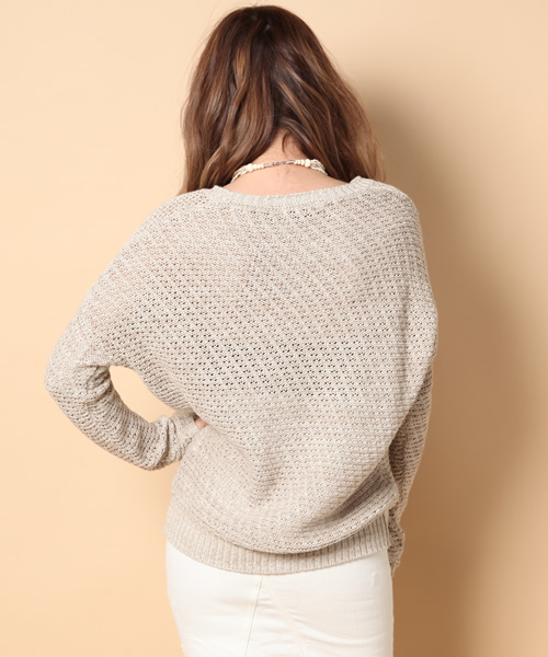 goa（ゴア）の「麻レーヨンドルマンTOP'S（Tシャツ/カットソー・レディース・アイボリー/モカ/ベージュ/A・FREE）」の7枚目の写真