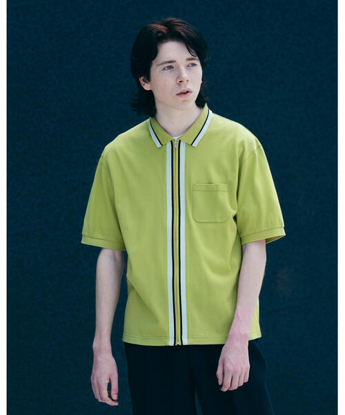 UNITED ARROWS ＆ SONS ポロシャツ セール】＜UNITED ARROWS & SONS＞ MESH HALF ZIP PL/ポロシャツ