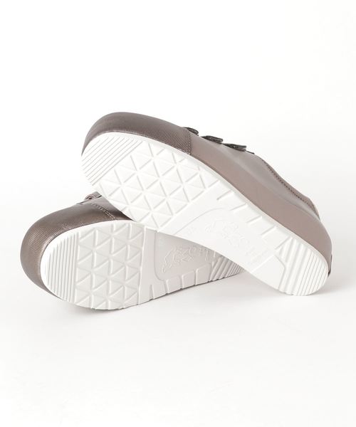 ANYO(エーエヌワイオー)の「〈ANYO(エーエヌワイオー)〉厚底ベルクロスニーカー(スニーカー・レディース・ブラック/オフホワイト/ガンメタ・23.5cm/24.5cm/23.0cm/24.0cm/22.5cm)」の5枚目の写真