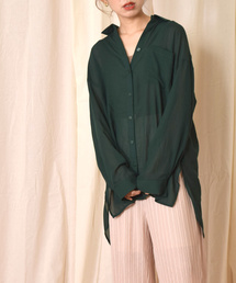 w closet | ポリボイルポケ付シャツ(シャツ/ブラウス)