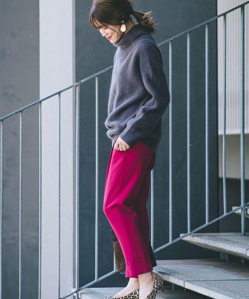 SHIPS(シップス)の「テーパードカラーパンツ(その他パンツ・レディース・ネイビー/イエロー系その他2/ピンク/グレー・40/38/36/34)」の9枚目の写真