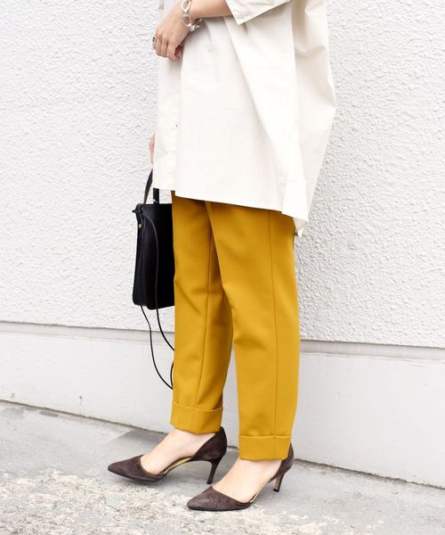 SHIPS(シップス)の「テーパードカラーパンツ(その他パンツ・レディース・ネイビー/イエロー系その他2/ピンク/グレー・40/38/36/34)」の8枚目の写真