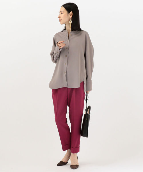 SHIPS(シップス)の「テーパードカラーパンツ(その他パンツ・レディース・ネイビー/イエロー系その他2/ピンク/グレー・40/38/36/34)」の12枚目の写真