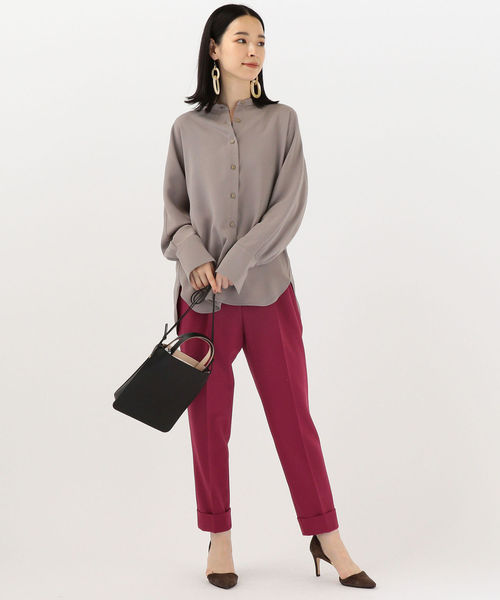 SHIPS(シップス)の「テーパードカラーパンツ(その他パンツ・レディース・ネイビー/イエロー系その他2/ピンク/グレー・40/38/36/34)」の11枚目の写真