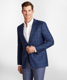 Brooks Brothers Men�i�u���b�N�X �u���U�[�Y�@�����j�́u�E�[�� �z�b�v�T�b�N �E�B���h�E�y�C�� �V���O���Q�t�W���P�b�g Regent�i�e�[���[�h�W���P�b�g�j�v