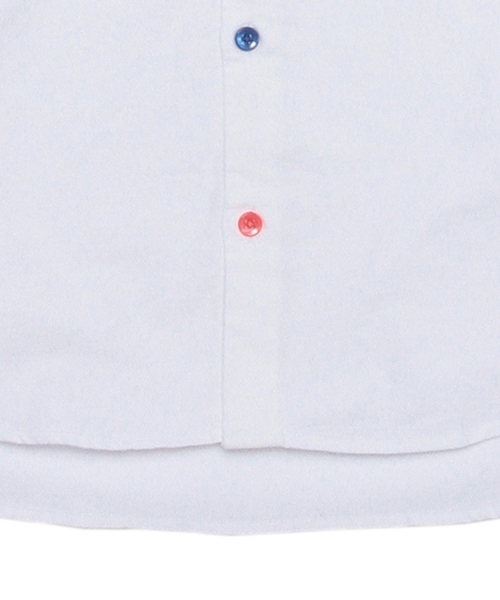 BEAMS（ビームス）の「◎BEAMS / カザリステッチマルチボタンシャツ（シャツ/ブラウス・メンズ・ホワイト/ブルー/その他1・SMALL/LARGE/MEDIUM/X-LARGE）」の21枚目の写真