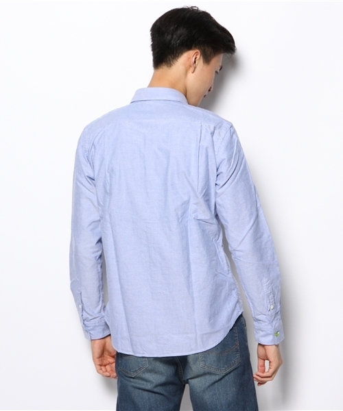 BEAMS（ビームス）の「◎BEAMS / カザリステッチマルチボタンシャツ（シャツ/ブラウス・メンズ・ホワイト/ブルー/その他1・SMALL/LARGE/MEDIUM/X-LARGE）」の4枚目の写真