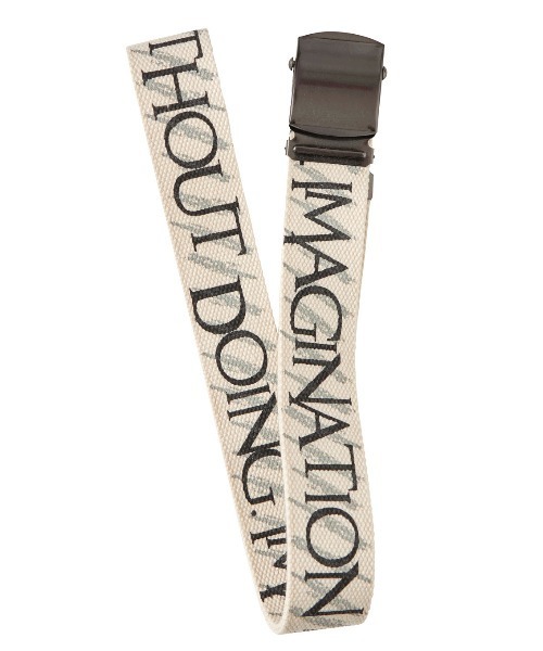 今季新作　完売商品　CHAPLIN MESSAGE LOGO BELT Ameri（アメリ）の「CHAPLIN MESSAGE LOGO BELT（ベルト）」 - WEAR