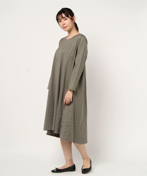 クルーネックaラインワンピース ワンピース Mizuiroind ミズイロインド のファッション通販 Zozotown