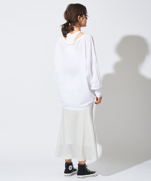 Whim Gazette（ウィムガゼット）の「シースルーカットソー（T