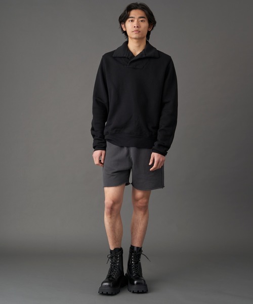 LES TIEN（レスティエン）の「LES TIEN YACHT PULL OVER (CF-1017)（スウェット・メンズ・ブラック/ダークグリーン/ヘザーグレー・SMALL/MEDIUM）」の13枚目の写真