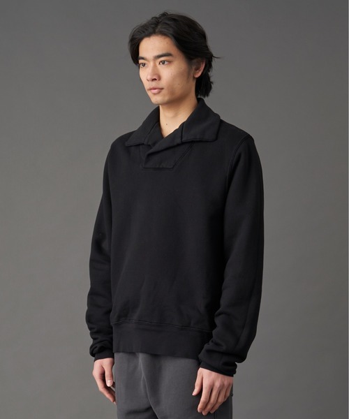 LES TIEN（レスティエン）の「LES TIEN YACHT PULL OVER (CF-1017)（スウェット・メンズ・ブラック/ダークグリーン/ヘザーグレー・SMALL/MEDIUM）」の10枚目の写真