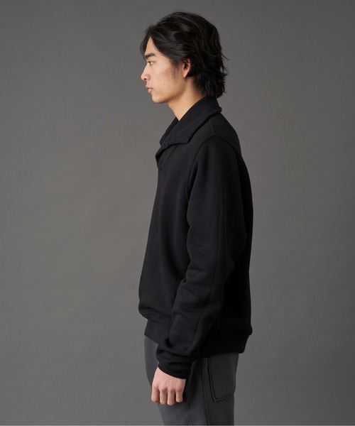 LES TIEN（レスティエン）の「LES TIEN YACHT PULL OVER (CF-1017)（スウェット・メンズ・ブラック/ダークグリーン/ヘザーグレー・SMALL/MEDIUM）」の11枚目の写真