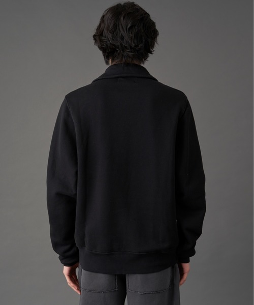 LES TIEN（レスティエン）の「LES TIEN YACHT PULL OVER (CF-1017)（スウェット・メンズ・ブラック/ダークグリーン/ヘザーグレー・SMALL/MEDIUM）」の12枚目の写真