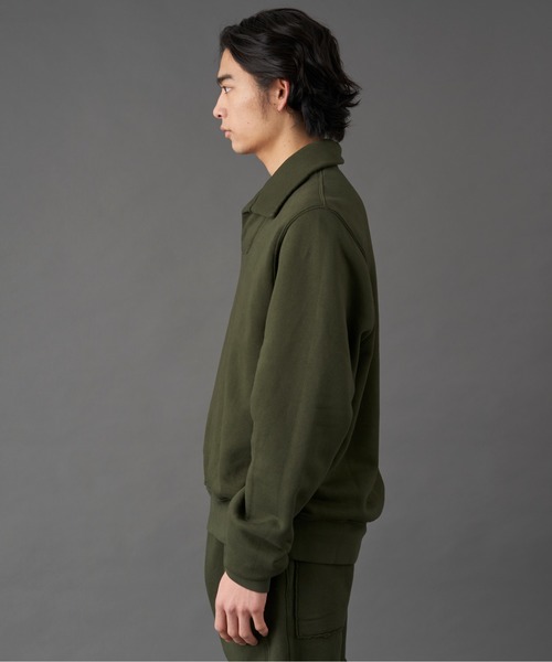 LES TIEN（レスティエン）の「LES TIEN YACHT PULL OVER (CF-1017)（スウェット・メンズ・ブラック/ダークグリーン/ヘザーグレー・SMALL/MEDIUM）」の19枚目の写真