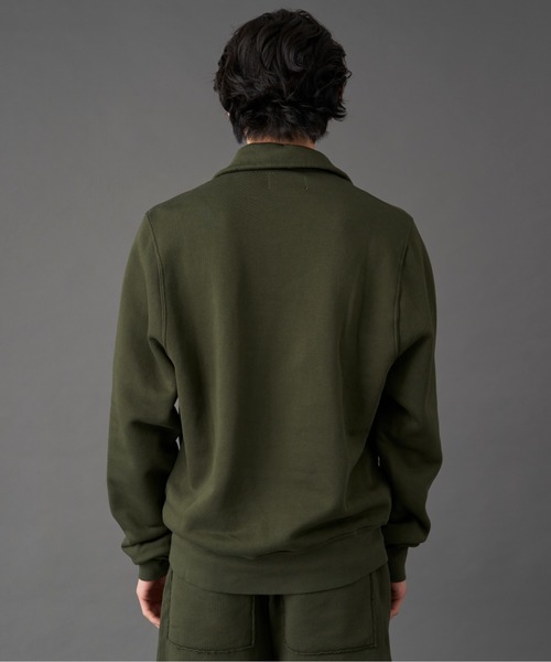 LES TIEN（レスティエン）の「LES TIEN YACHT PULL OVER (CF-1017)（スウェット・メンズ・ブラック/ダークグリーン/ヘザーグレー・SMALL/MEDIUM）」の20枚目の写真