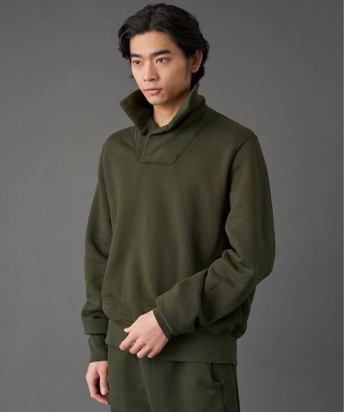 LES TIEN（レスティエン）の「LES TIEN YACHT PULL OVER (CF-1017)（スウェット・メンズ・ブラック/ダークグリーン/ヘザーグレー・SMALL/MEDIUM）」の18枚目の写真