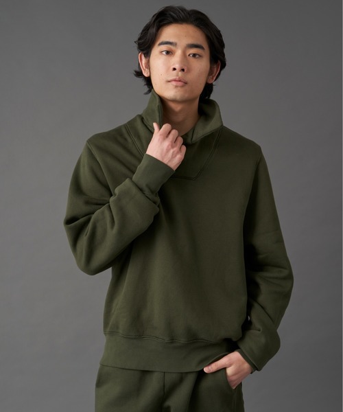 LES TIEN（レスティエン）の「LES TIEN YACHT PULL OVER (CF-1017)（スウェット・メンズ・ブラック/ダークグリーン/ヘザーグレー・SMALL/MEDIUM）」の17枚目の写真