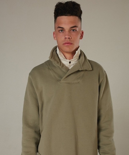 LES TIEN（レスティエン）の「LES TIEN YACHT PULL OVER (CF-1017)（スウェット・メンズ・ブラック/ダークグリーン/ヘザーグレー・SMALL/MEDIUM）」の21枚目の写真