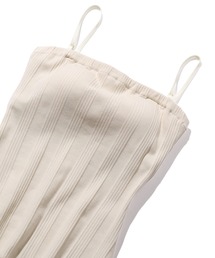 ADAM ET ROPE' | ランダムテレコベアトップブラキャミ(キャミソール)