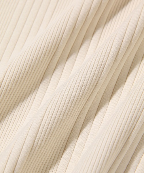 ADAM ET ROPE'（アダムエロペ）の「ランダムテレコベアトップブラキャミ（キャミソール・レディース・キナリ/ホワイト/チャコールグレー・FREE）」の14枚目の写真