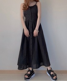 Heather | カットワークアソートキャミワンピース　885911(ワンピース)