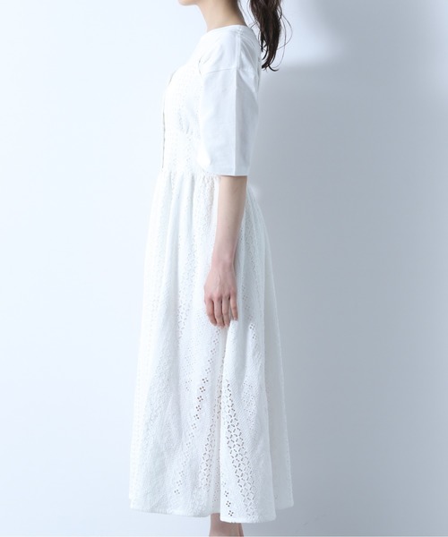 Heather(ヘザー)の「カットワークアソートキャミワンピース 885911(ワンピース・レディース・ホワイト系その他/オレンジ系その他/ブラック系その他・FREE)」の6枚目の写真