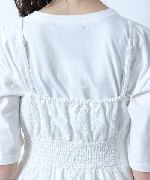 Heather(ヘザー)の「カットワークアソートキャミワンピース 885911(ワンピース・レディース・ホワイト系その他/オレンジ系その他/ブラック系その他・FREE)」の11枚目の写真