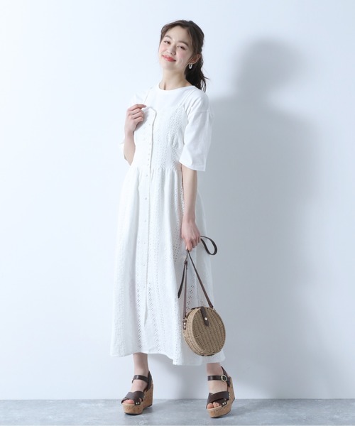 Heather(ヘザー)の「カットワークアソートキャミワンピース 885911(ワンピース・レディース・ホワイト系その他/オレンジ系その他/ブラック系その他・FREE)」の15枚目の写真