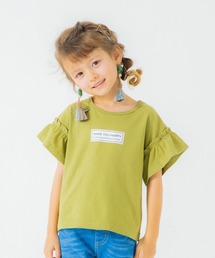 BRANSHES | 【WEB限定】袖フリル半袖Tシャツ(Tシャツ/カットソー)