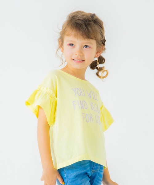 BRANSHES（ブランシェス）の「【WEB限定】袖フリル半袖Tシャツ（Tシャツ/カットソー・キッズ・その他6/その他1/その他4/その他2/その他5/その他3・130cm/100cm/150cm/140cm/120cm/110cm/90cm）」の3枚目の写真