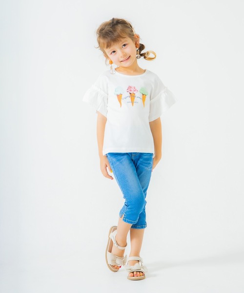 BRANSHES（ブランシェス）の「【WEB限定】袖フリル半袖Tシャツ（Tシャツ/カットソー・キッズ・その他6/その他1/その他4/その他2/その他5/その他3・130cm/100cm/150cm/140cm/120cm/110cm/90cm）」の10枚目の写真