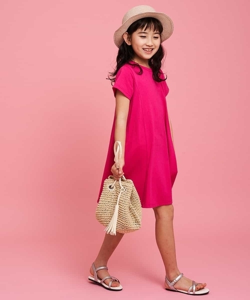 A V V アーヴェヴェ の 160 Aライン半袖ワンピース Web限定サイズ ワンピース Wear