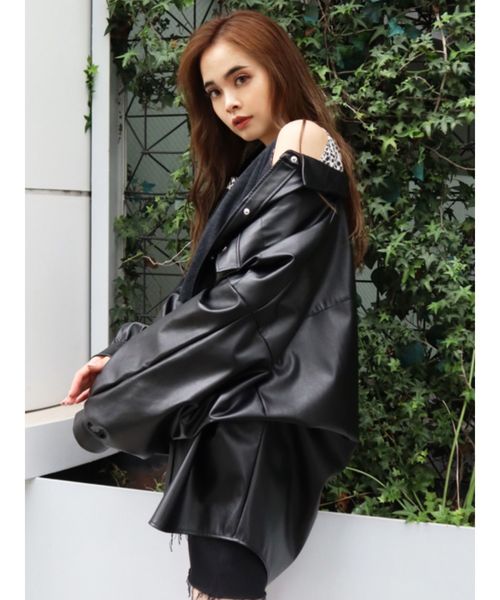 EMODA（エモダ）の「2ポケットボーイズシャツ（その他アウター・レディース・ブラック/ベージュ/グレー/その他・FREE）」の17枚目の写真