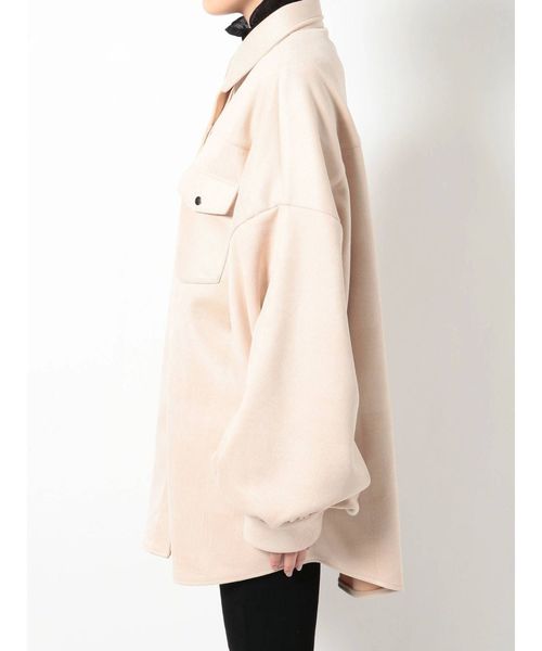 EMODA（エモダ）の「2ポケットボーイズシャツ（その他アウター・レディース・ブラック/ベージュ/グレー/その他・FREE）」の20枚目の写真