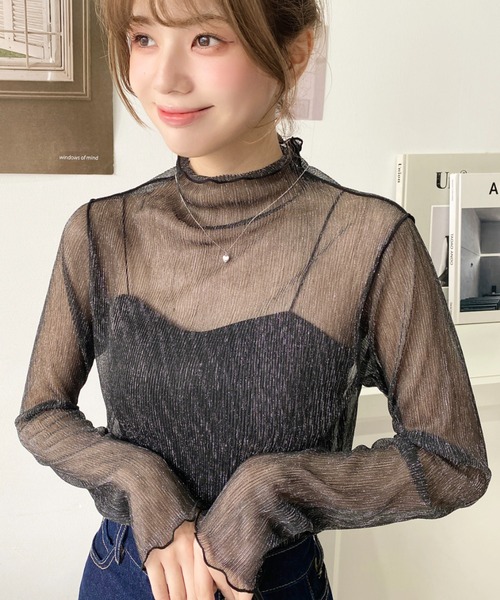 6001メロータートルネック 3L,4L（XL）×4色合計8枚 前後2way メローハイネック トップス｜Tシャツ - etoll.
