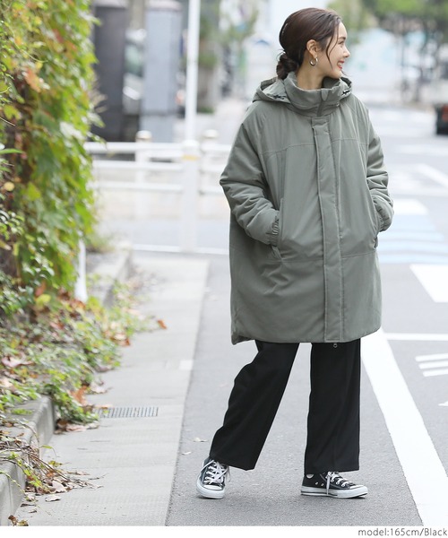 coca（coca）（コカ）の「ツイルセンタープレスイージーパンツ（デニムパンツ・レディース・ブラック/アイボリー/ピンク・ONE SIZE）」の15枚目の写真