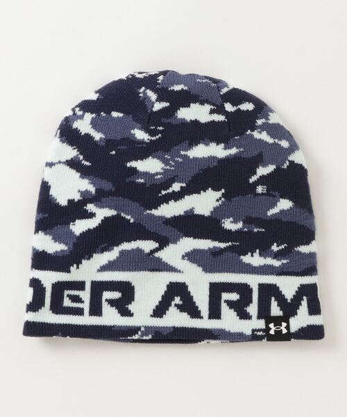 UNDER ARMOUR（アンダーアーマー）の「UAベースボール ユース ニットキャップ(ベースボール/BOYS)（キャップ・キッズ・グレー系カモフラージュ/ブルー系その他・ONESIZE）」の2枚目の写真