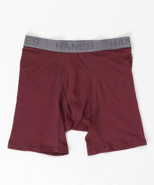 HANES(ヘインズ)の「【HANES/ヘインズ】CMFORT FLEX FIT HM6EQ101 ボクサーパンツ ボクサーブリーフ(ボクサーパンツ・メンズ・ワイン/シルバー/ブルー/グレー/ブラック/チャコールグレー/レッド/ネイビー・MEDIUM/LARGE/X-LARGE/SMALL)」の7枚目の写真