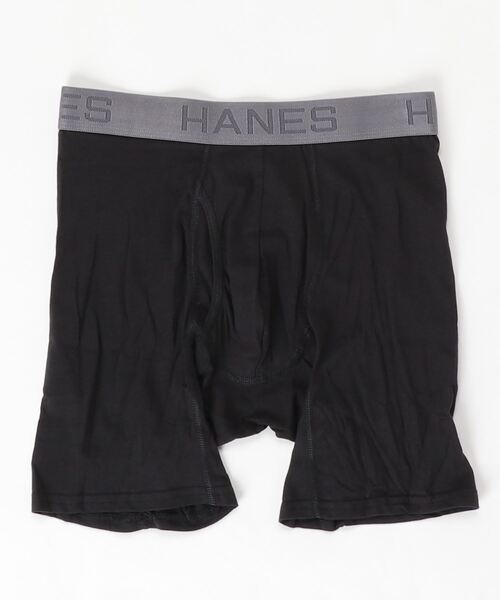 HANES(ヘインズ)の「【HANES/ヘインズ】CMFORT FLEX FIT HM6EQ101 ボクサーパンツ ボクサーブリーフ(ボクサーパンツ・メンズ・ワイン/シルバー/ブルー/グレー/ブラック/チャコールグレー/レッド/ネイビー・MEDIUM/LARGE/X-LARGE/SMALL)」の3枚目の写真