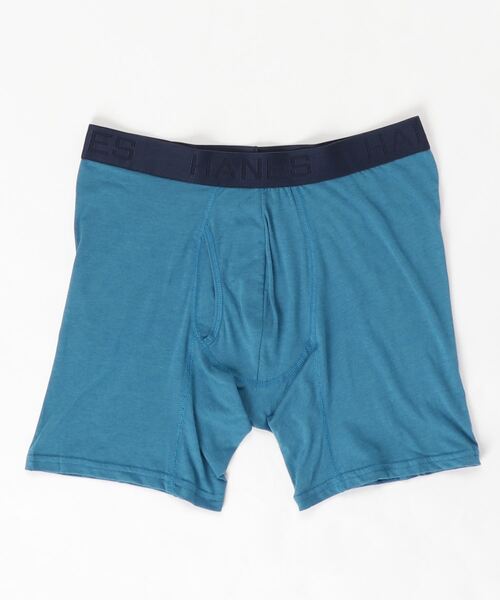 HANES(ヘインズ)の「【HANES/ヘインズ】CMFORT FLEX FIT HM6EQ101 ボクサーパンツ ボクサーブリーフ(ボクサーパンツ・メンズ・ワイン/シルバー/ブルー/グレー/ブラック/チャコールグレー/レッド/ネイビー・MEDIUM/LARGE/X-LARGE/SMALL)」の5枚目の写真