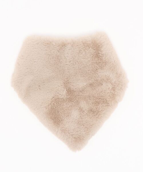 human woman（ヒューマンウーマン）の「フーディライクスカーフ（ストール/ショール・レディース・ホワイト系その他/ブラウン・ﾌﾘ-）」の12枚目の写真