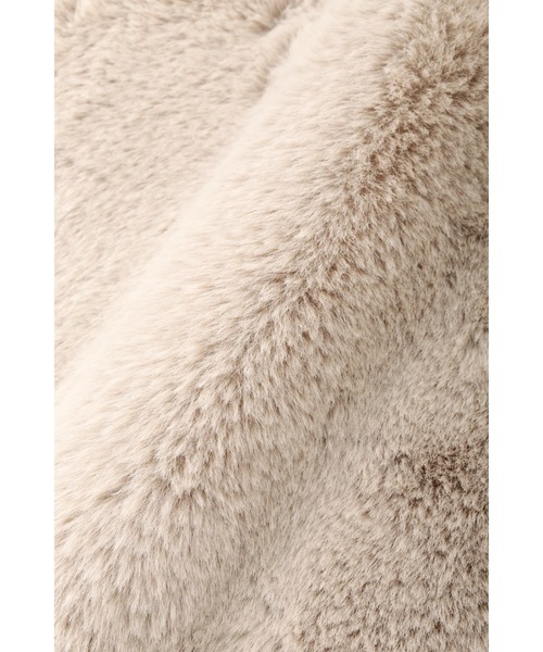 human woman（ヒューマンウーマン）の「フーディライクスカーフ（ストール/ショール・レディース・ホワイト系その他/ブラウン・ﾌﾘ-）」の9枚目の写真