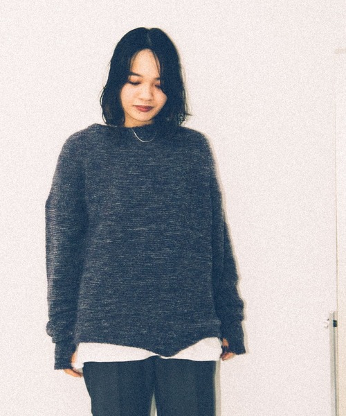 セール Urban Research トップス Id Research ブークレメランジオーバーニット ニット セーター Urban Urban Research アーバンリサーチ のファッション