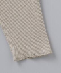 6（ロク）の「＜6(ROKU)＞RIB×SILK SAILOR COLLAR PULLOVER