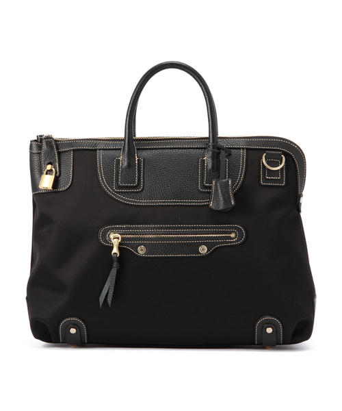 TOFF&LOADSTONE（トフアンドロードストーン）の「【別注】＜TOFF&LOADSTONE（トフアンドロードストーン）＞ナイロン ブリーフ バッグ†（トートバッグ・レディース・ブラック/ダークブラウン/ネイビー/モカ/ベージュ・フリー）」の13枚目の写真