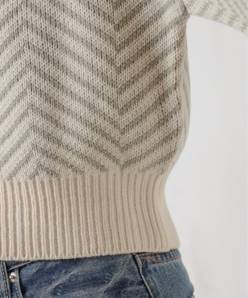 natural couture（ナチュラルクチュール）の「【WEB限定】ヘリンボーン前後2WAYカーディガン（カーディガン/ボレロ・レディース・ブラック/ベージュ/ミント・FREE）」の21枚目の写真
