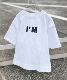 ARCH & LINE | 五分袖 オーバーサイズ プリントTシャツ 5/S WIDE I’M TEE ワイド型［80-145cm］(Tシャツ/カットソー)